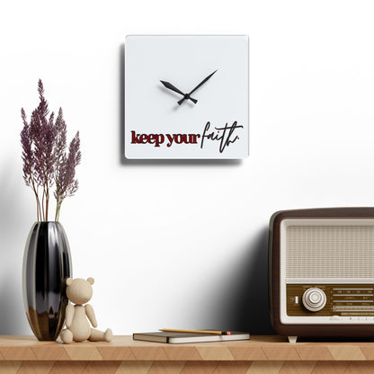 Faith Wall Clock