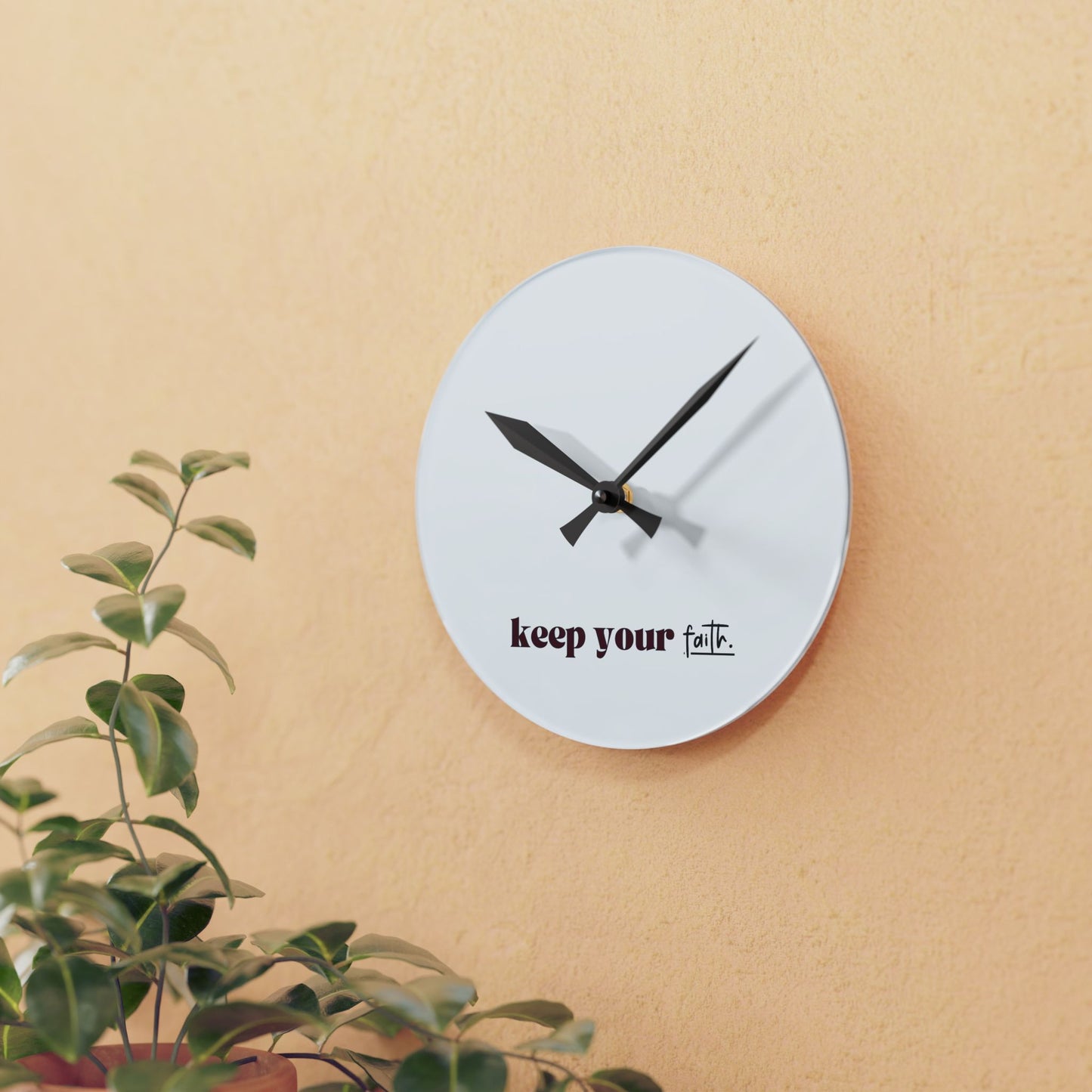 Faith Wall Clock