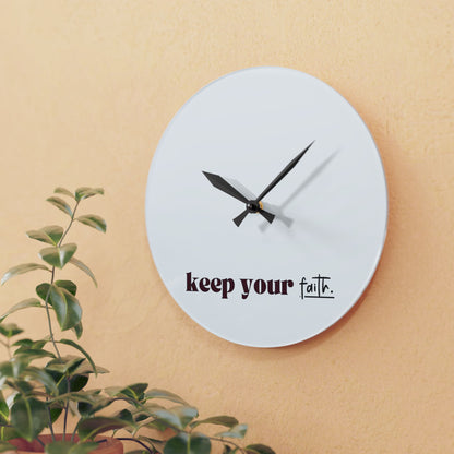 Faith Wall Clock