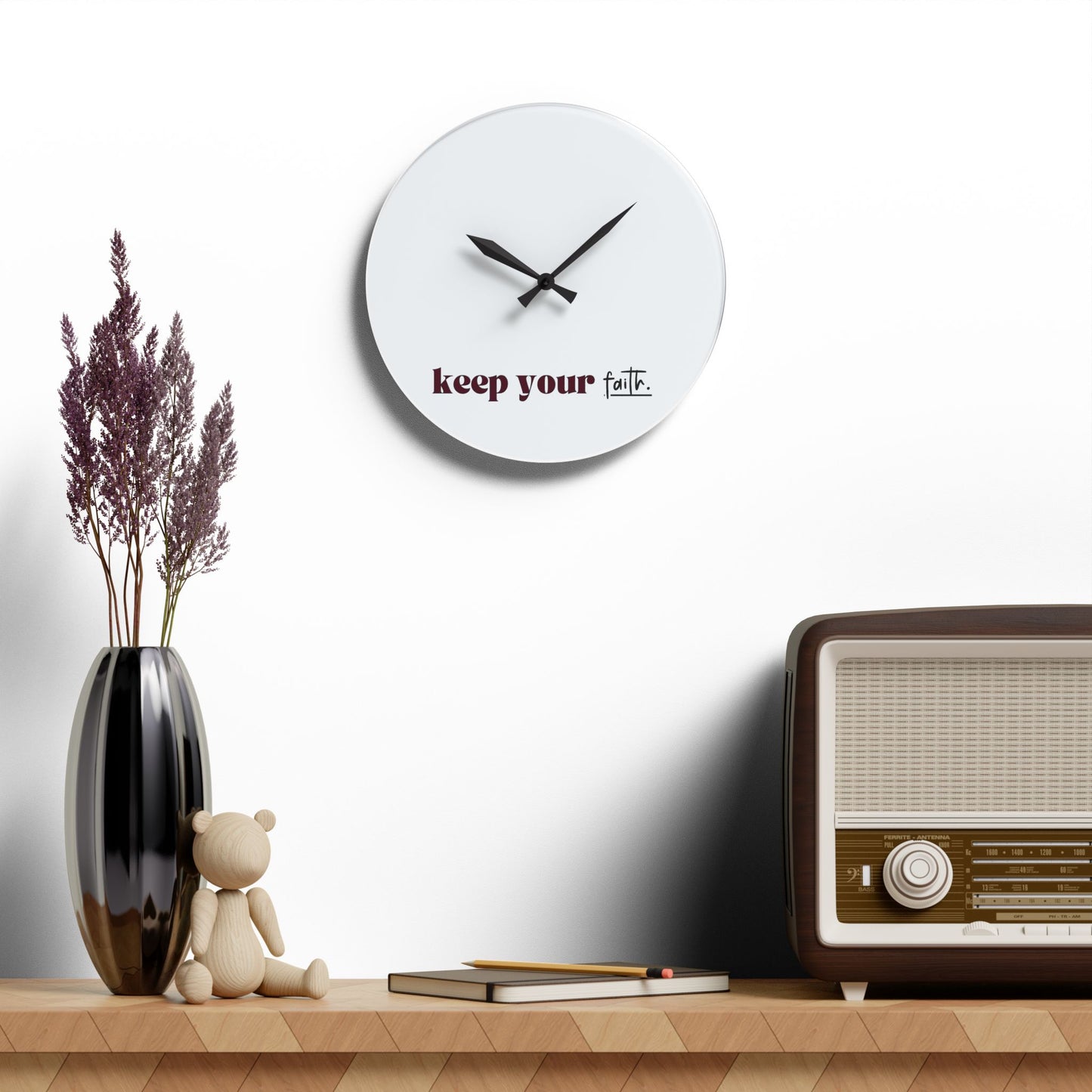 Faith Wall Clock